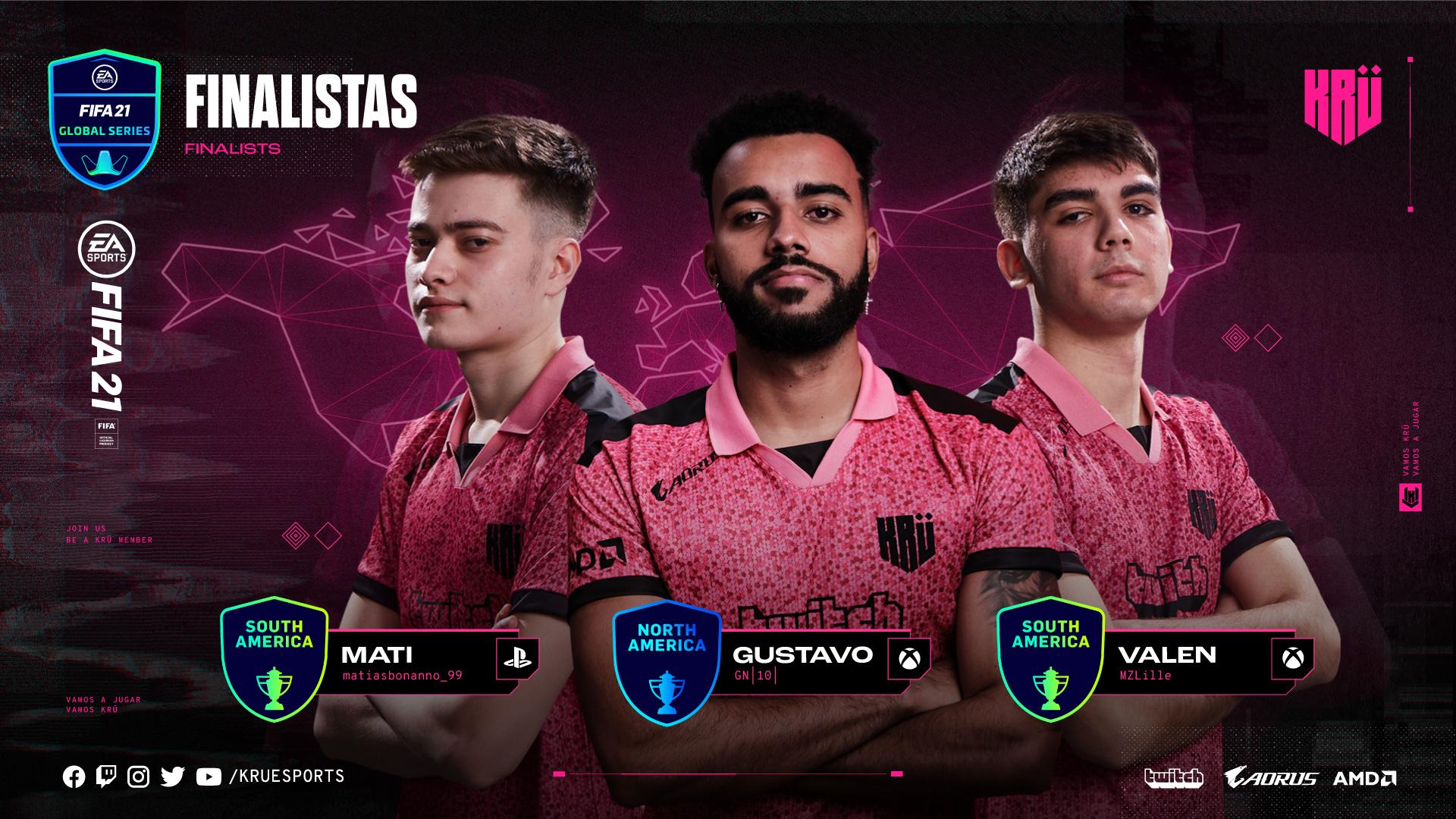 EL EQUIPO DE FIFA DE KRÜ ESPORTS SE ADENTRA EN LA FASE FINAL DE LA FIFA GLOBAL SERIES